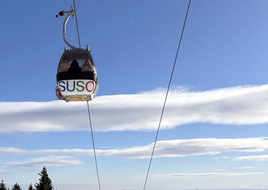 Mit der SUSO-Gondel hoch hinauf